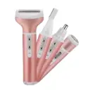 Depiladora Pro Gemei GM-3074 Recargable 4 Cabezales 4 en 1