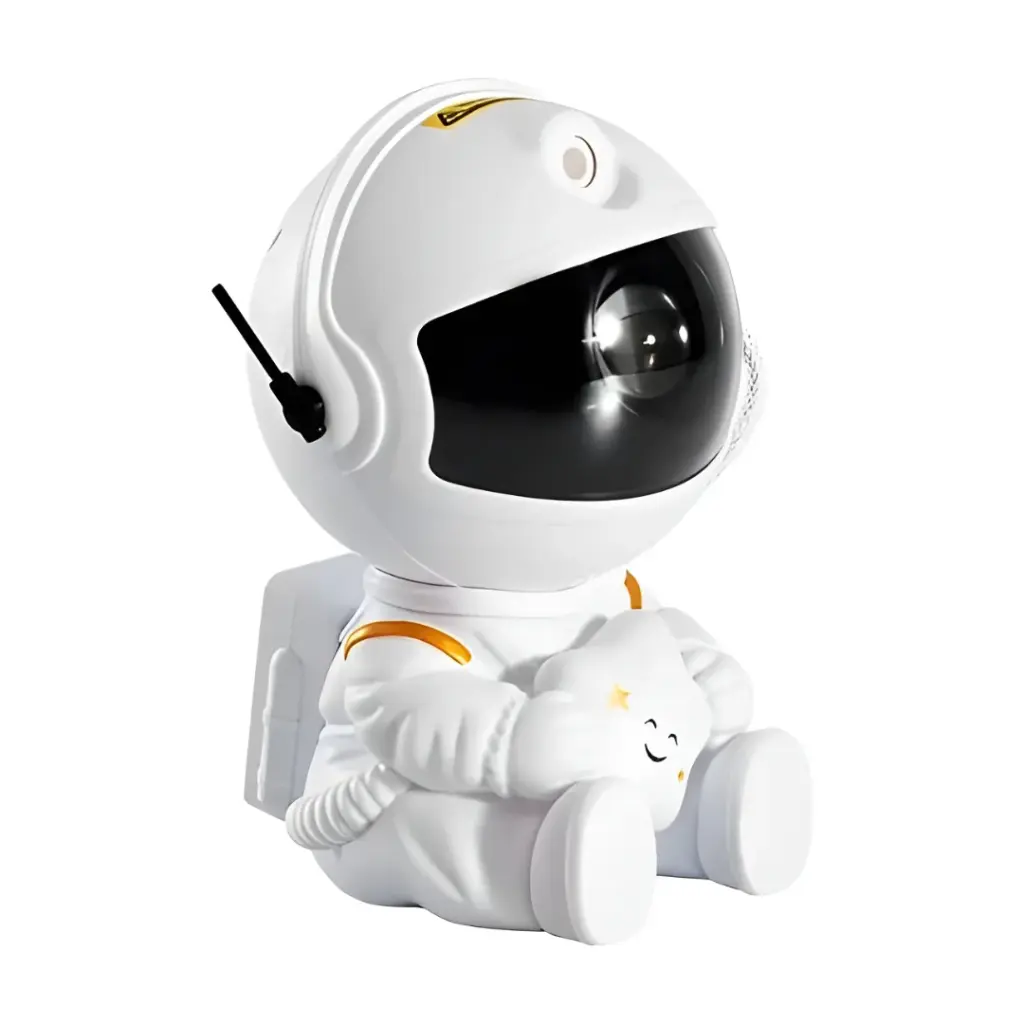 [PKS100026] Lampara Astronauta Sentado Proyector Led De Galaxia Nebulosa Con Estrellas