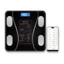 Báscula Inteligente Bluetooth Vidrio Templado 180kg Con App