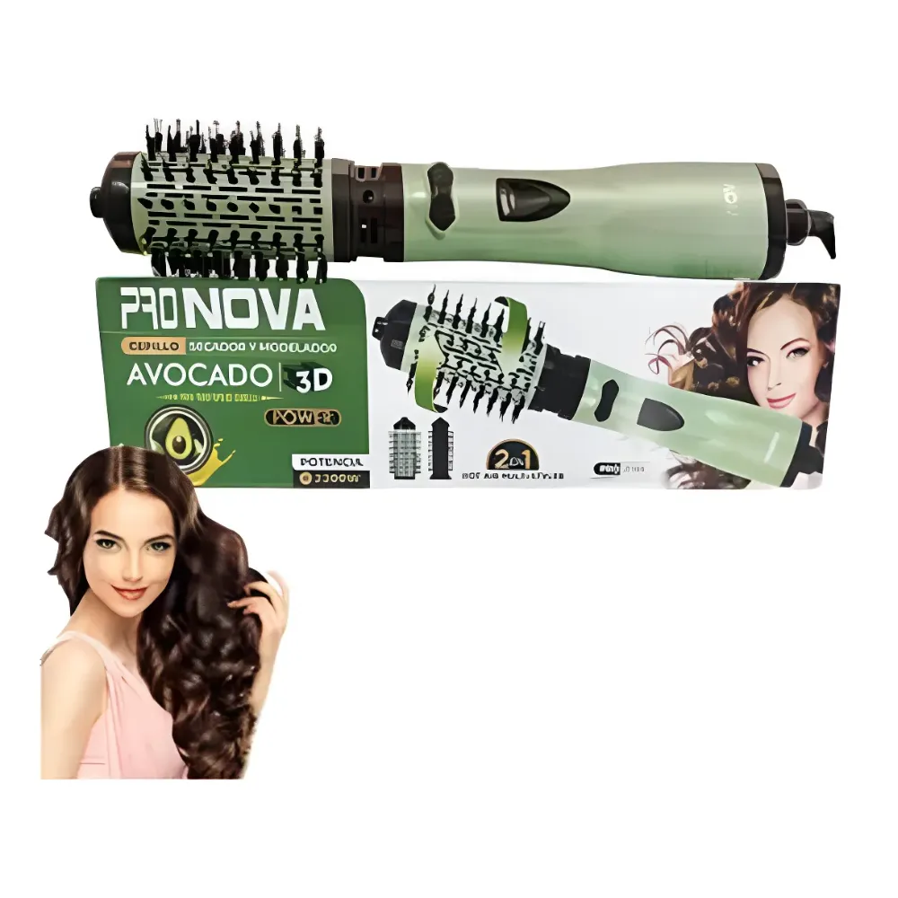 [PKS100340-2] Cepillo Secador De Pelo Giratorio 1100w New Turbo