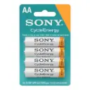 Baterías Pilas Recargables Aa Sony X4 4600 Mah 