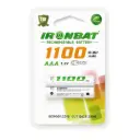 Baterías Pilas Recargables Aa Iron Bat X2 1100 Mah