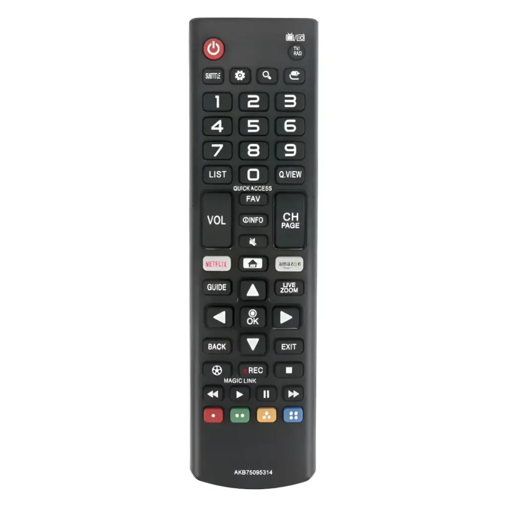 [PKS100974] Control Remoto Para Tv Lg Universal Smart + Pilas Negro