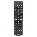 Control Remoto Para Tv Lg Universal Smart + Pilas Negro