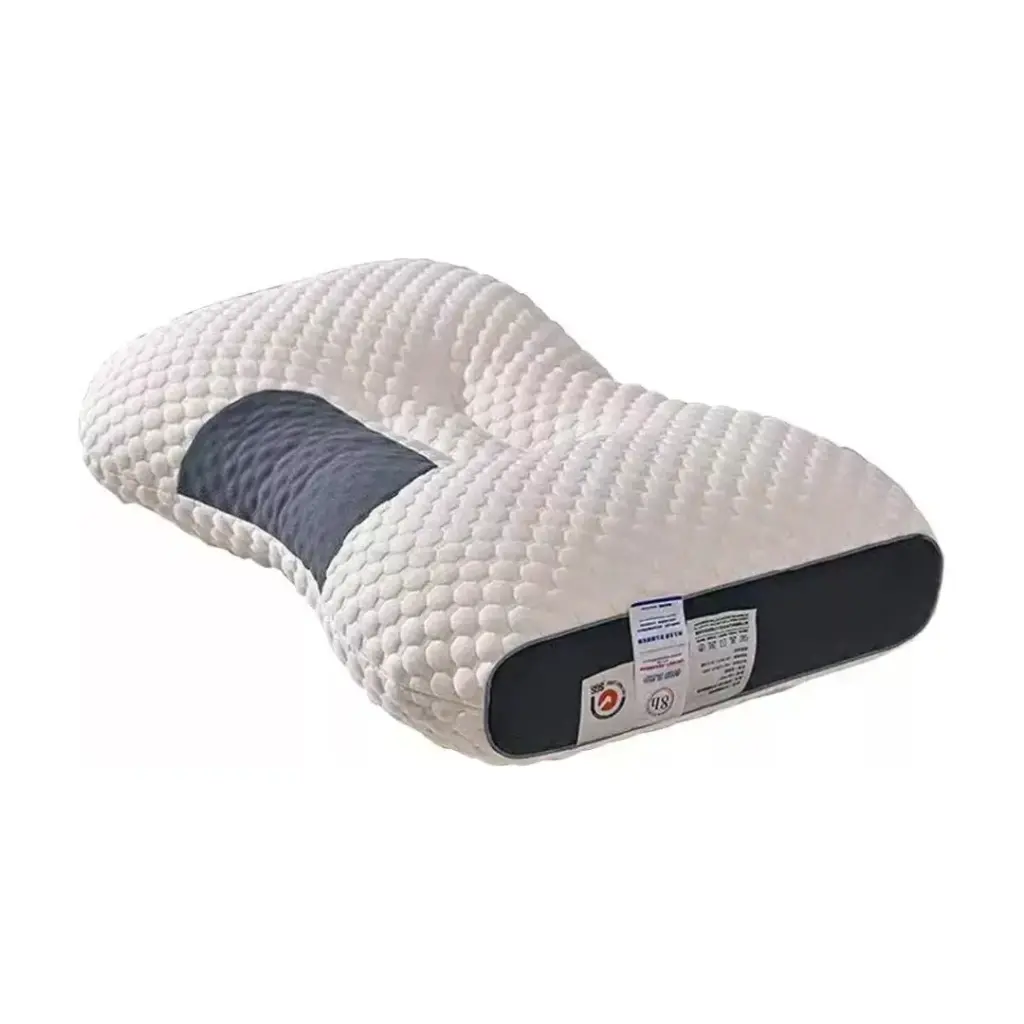 [PKS100159] Almohada Cervical Para Descansar Cojin 3d Color Blanco