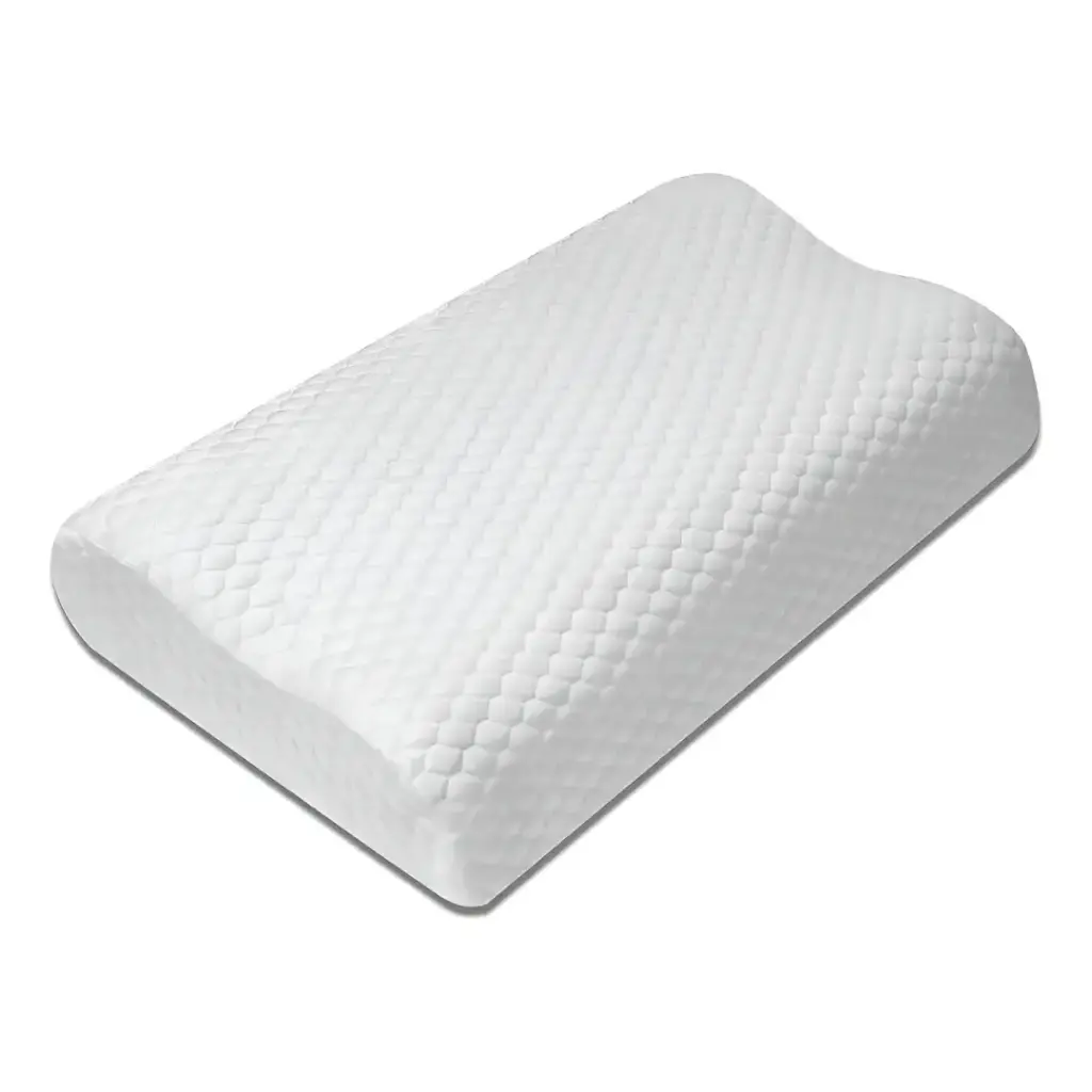 [PKS101051] Almohada Ortopédica Para Descansar Cojin Aloe Vera Memory Foam Color Blanco