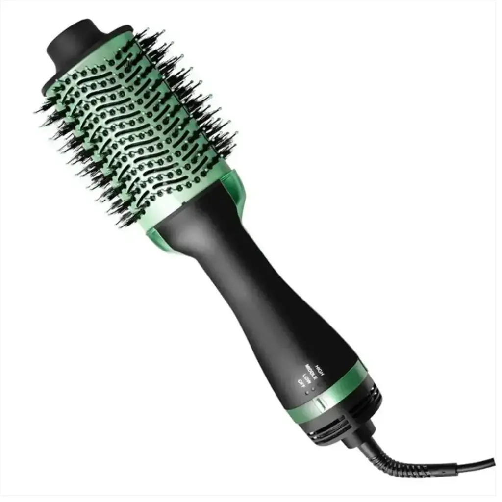 [PKS100090] Cepillo Secador De Pelo Cabello Seco Profesional Alisa Modela Avocado